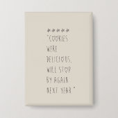 Cookies were delicious button (Vorderseite)