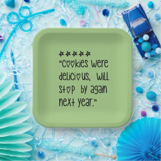 Cookies were delicious pappteller (Party)