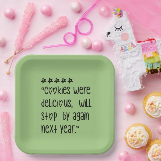 Cookies were delicious pappteller (Party)