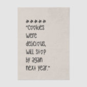 Cookies were delicious seidenpapier (Vorderseite)