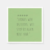 Cookies were delicious serviette (Vorderseite)