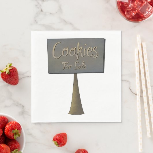 Cookies zum Verkauf von Papier Napkins Serviette (Beispiel)