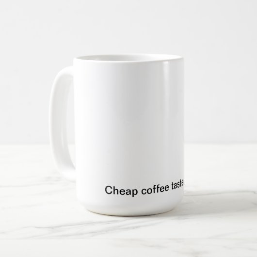 Cookin billige Kaffee-Tasse Kaffeetasse (Vorderseite Links)