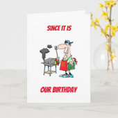 ***COOKIN' UP ETWAS FÜR UNSEREN GEBURTSTAG*** KARTE (Gelbe Blume)