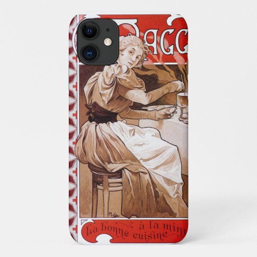 Cooking, Alphonse Mucha Case-Mate iPhone Hülle (Rückseite)