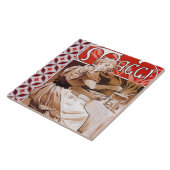 Cooking, Alphonse Mucha Fliese (Seite)