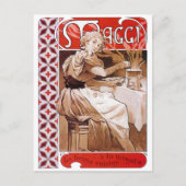 Cooking, Alphonse Mucha Postkarte (Vorderseite)