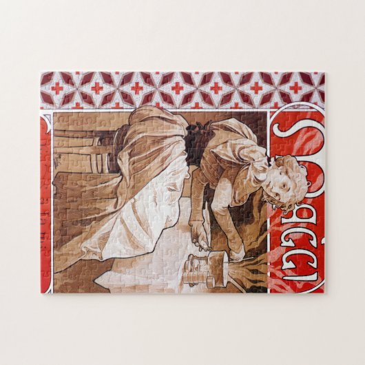 Cooking, Alphonse Mucha Puzzle (Horizontal)