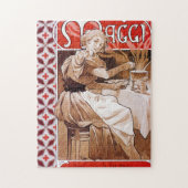 Cooking, Alphonse Mucha Puzzle (Vertikal)