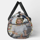 Cooking Bacon Photo Customize Duffle Bag (Rechts)
