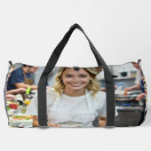 Cooking Bacon Photo Customize Duffle Bag (Rückseite)