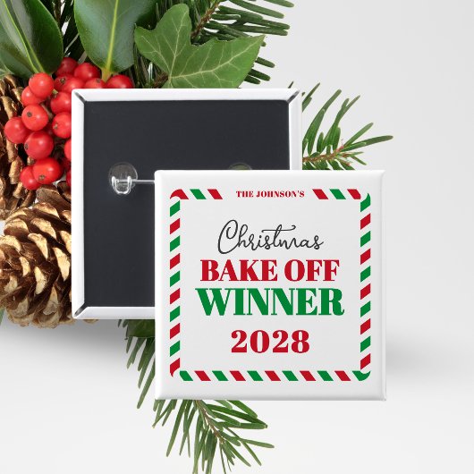 Cooking, Baking oder Sweater Holiday Gewinner Button