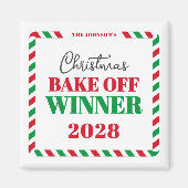 Cooking, Baking oder Sweater Holiday Gewinner Magnet (Vorne)