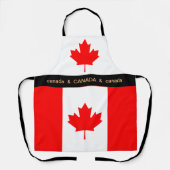Cooking Canada & Canadian Flag Köche Küche Schürze (Vorderseite)