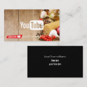 Cooking Channel-Werbekarte Visitenkarte (Vorne/Hinten)