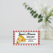 Cooking Class Catering Diner Pizzeria Visitenkarte (Stehend Vorderseite)