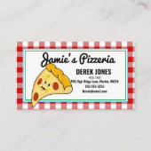 Cooking Class Catering Diner Pizzeria Visitenkarte (Vorderseite)