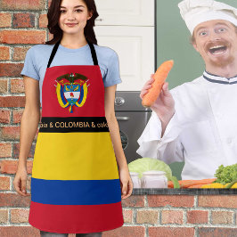 Cooking Colombia & Colombian Flag Koch Küche Schürze