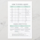 Cooking Conversion & Rezept Dividende (Vorderseite)