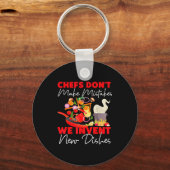 Cooking Cook Kitchen Chef Chefs Don't Make Mistake Schlüsselanhänger (Vorderseite)