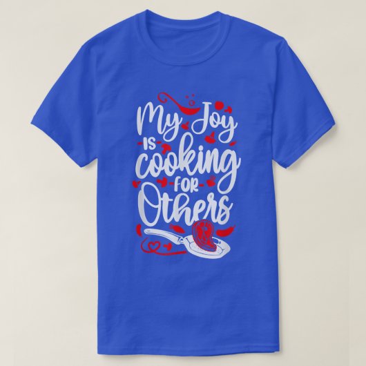 Cooking Cook Pan Kitchen Koch T-Shirt (Design vorne)
