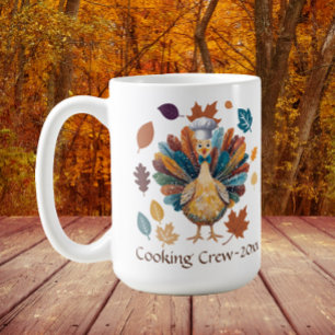 Cooking Crew Pilger Truthahn Thanksgiving Kaffeetasse