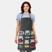 Cooking Gewürze bunt funky Schürze (Getragen)