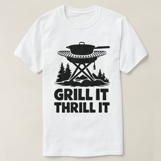 Cooking Grillabenteuer Design T-Shirt (Design vorne)