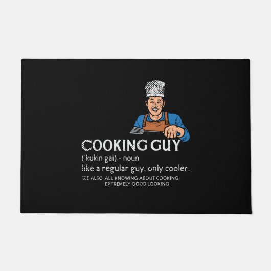 Cooking Guy Definition Fußmatte (Vorderseite)