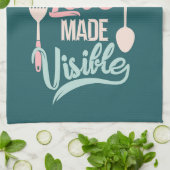 Cooking is Love Made Vue Geschirrtuch (Gefaltet)