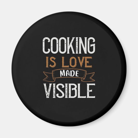 Cooking Is Love Made Vue Magnet (Vorne)