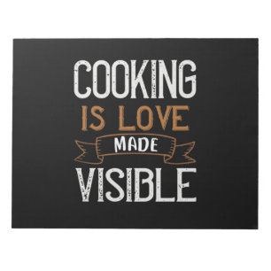 Cooking Is Love Made Vue Notizblock