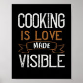 Cooking Is Love Made Vue Poster (Vorne)