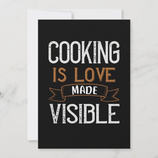 Cooking Is Love Made Vue Save The Date (Vorderseite)