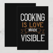 Cooking Is Love Made Vue Save The Date (Vorne/Hinten)