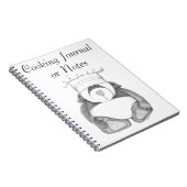 Cooking Journal mit Panda Bear Picture Notizblock (Rechte Seite)