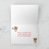 Cooking Koch Bear Party Karte (Innenseite)