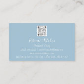 Cooking Koch Restaurant Catering GoldLogo QR Code Visitenkarte (Rückseite)