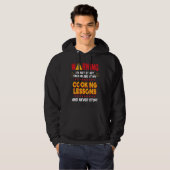 Cooking Lessons Joke Graphic Hoodie (Vorne ganz)