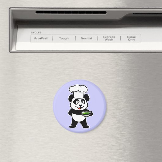 Cooking Panda Magnet (In Situ (Geschirrspüler))