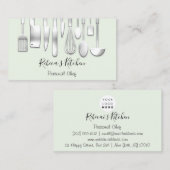 Cooking Personal Koch Restaurant Bio Catering Visitenkarte (Vorne/Hinten)