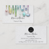 Cooking Personal Koch Restaurant Catering Küche Visitenkarte (Vorne/Hinten)