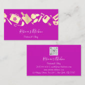 Cooking Personal Koch Restaurant Catering Logo Visitenkarte (Vorne/Hinten)