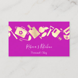Cooking Personal Koch Restaurant Catering Logo Visitenkarte