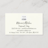 Cooking Personal Koch Restaurant Golden Knides Visitenkarte (Rückseite)