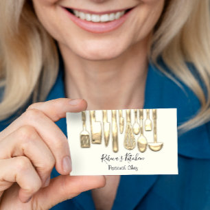 Cooking Personal Koch Restaurant Golden Knides Visitenkarte