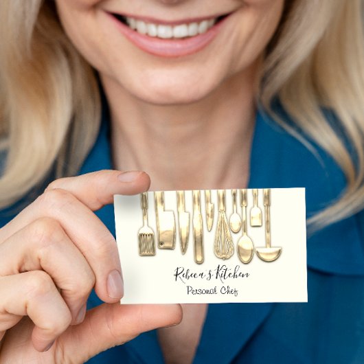 Cooking Personal Koch Restaurant Golden Knides Visitenkarte