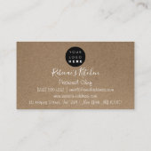 Cooking Personal Koch Restaurant Visitenkarte (Rückseite)