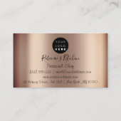 Cooking Personal Koch Restaurant Visitenkarte (Rückseite)