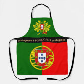 Cooking Portugal & Portugiesische Fahne Köche Küch Schürze (Vorderseite)